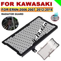 ● สำหรับคาวาซากิ ER6N ER-6N 2006 2007 2012 2013 2014 2015 2016อุปกรณ์เสริมหม้อน้ำของรถจักรยานยนต์ฝาปิดตะแกรงอุปกรณ์ปกป้องป้องกันกระจังหน้า