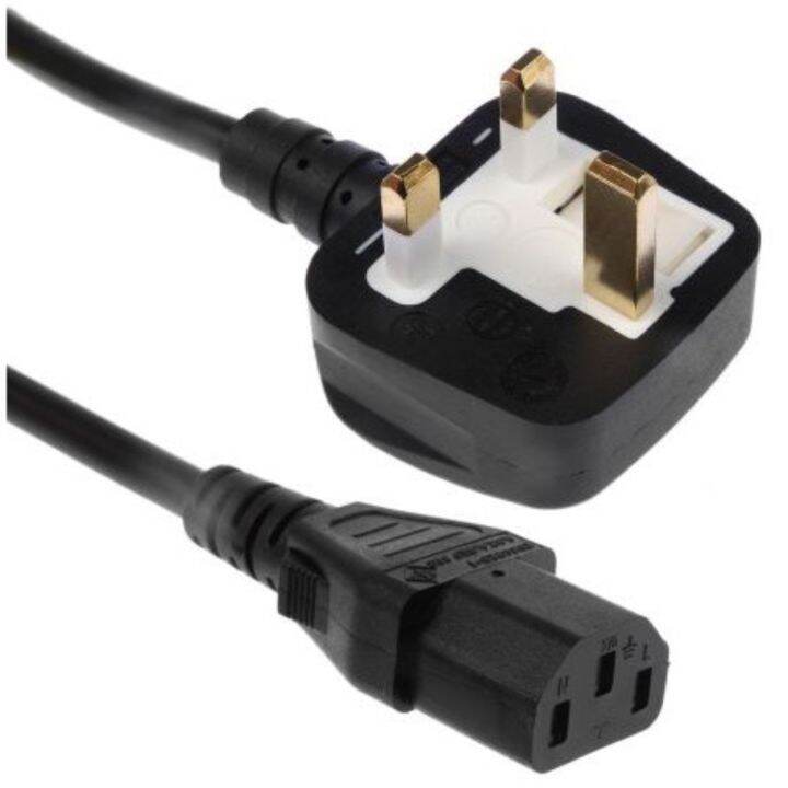 Standard Heavy Duty Computer Power Cord with fuse Power Cable C13 IEC