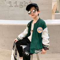 Spring Children Outwear Coats Jacket Patchwork Baseball Jacket Big Kids Fashion Clothes For Teen Teens Boys Cardigan 8 To 12