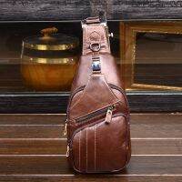 ●✜ Men Leather Chest Bag Business Leather Man Sling Bag Shoulder - Luxury Men Cowhide - Aliexpress