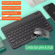 Combo bàn phím và chuột bluetooth cho điện thoại - Máy tính bảng - Laptop