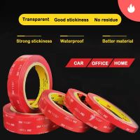 Length 3M VHB 4910 Double Sided Tape High Temperature Transparent No Trace Acrylic Foam Adhesive For Auto Side Visor Home Decor