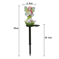 Flower Fairy Solar Lights Waterproof Garden Decoration Intelligent Solar Lamp Outdoor Energy-saving for Garden Street