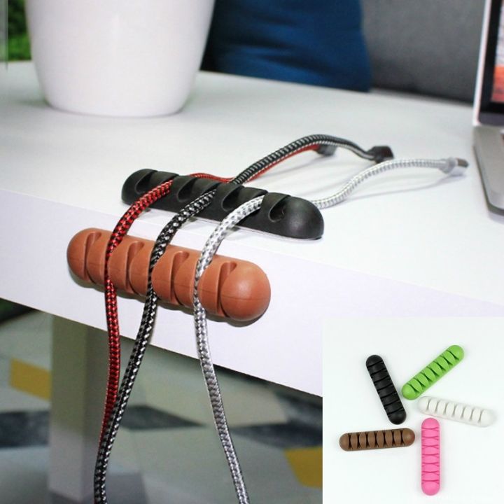 cw-multi-function-office-desk-data-cable-storage-desktop-organizer-self-adhesive-car-silicone-hole