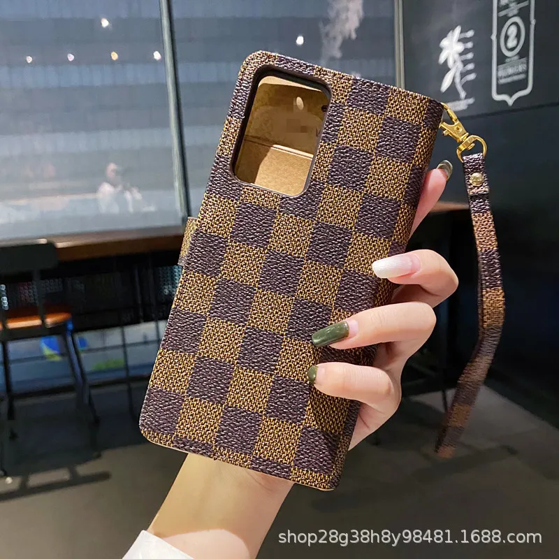 Luxury designer Wallet flip Phone Case For iPhone 11 12 13 14 15
