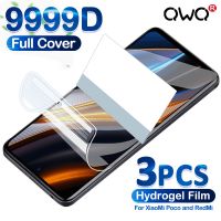 3PCS Screen Protector For XIAOMI POCO F4 X4 GT F3 M4 X3 Pro NFC M3 RedMi Note 10 12 11 Pro Hydrogel Film Full Cover Protection