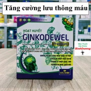 Hoạt Huyết Ginkodewel - Lưu Thông Máu Não, Giảm Đau Đầu, Giúp Ngủ Ngon