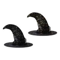 Witches Hats Halloween Decor 3D Witches Hats for Decoration Lightweight Black Witch Hats for Cosplay Masquerade Party Halloween Decorations kindness