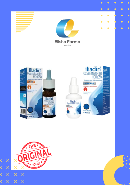 Iliadin Dewasa/Anak Spray Obat Pilek Obat Hidung Tersumbat Obat Semprot ...