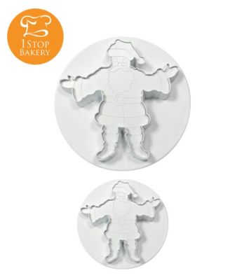 PME FC566 M/XL FATHER CHRISTMAS CUTTERS W/EMBOSSING SET/2 พิมพ์กดรูปซานตาคลอส