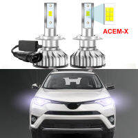 2ชิ้นสำหรับโตโยต้า RAV4 RAV 4 2016 2017 2018รถยนต์ LED หลอดไฟหน้าไฟต่ำสูง C An BUS ไม่มีข้อผิดพลาด