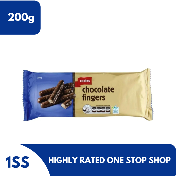 Coles Chocolate Finger Biscuit G Lazada Ph