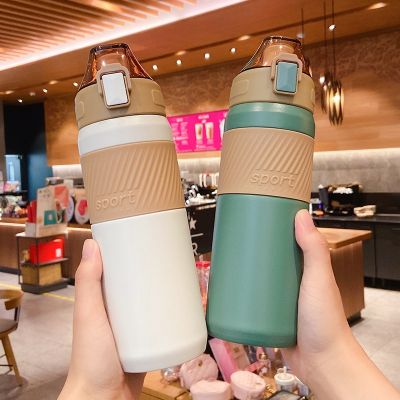【JH】 cold insulation cup men and women sports fitness portable 304 stainless steel creative direct drink student female water