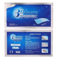 1 ซอง แผ่นฟอกฟันขาว 3D White Teeth Whitening Strips แผ่นแปะฟอกฟันขาว ฟอกสีฟัน