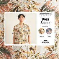 Shirtoria Hawaii- BORA BEACH เสื้อเชิ้ตผู้ชาย เสื้อเชิ้ตผู้ชายแขนสั้น เสื้อเชิ้ตฮาวาย NonIron ไม่ต้องรีด