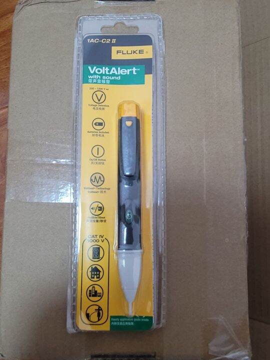 Fluke 1ACC2II 2AC 90V1000V Electrical Test Pen Voltalert Non Contact Voltage Detector Current