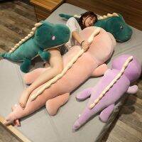 【A Great】 ขนาดใหญ่ LongDinosaur PlushSoft ยัดไส้ CartoonDoll แฟนนอน PillowGirls ของขวัญวันเกิด