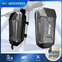 『ดีลร้อนแรง』Monspin สกู๊ตเตอร์ไฟฟ้า กระเป๋ากันน้ำ กระเป๋าโทรศัพท์ กระเป๋าแขวนสกู๊ตเตอร์ เคสแข็ง กระเป๋าแขวนคานจักรยานพับได้ กระเป๋าแขวนด้านหน้ากันน้ำ กระเป๋าลำแสงด้านหน้าจักรยาน กระเป๋าแขวนโครงจักรยาน