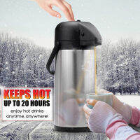 Airpot Hot &amp; Cold Drink Dispenser, Coffee Dispenser, Stainless Steel Thermos Urn