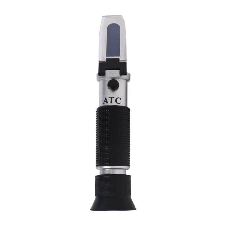 beer-wort-and-wine-refractometer-dual-scale-specific-gravity-1-000-1-120-and-brix-0-32-replaces-homebrew-hydrometer-aluminum