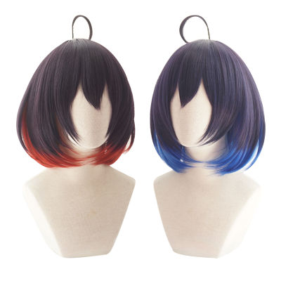 Seele Vollerei Honkai Impact 3 Mixed Color Short Heat Resistant Synthetic Hair Halloween Carnival Party Cosplay + Free Wig Cap