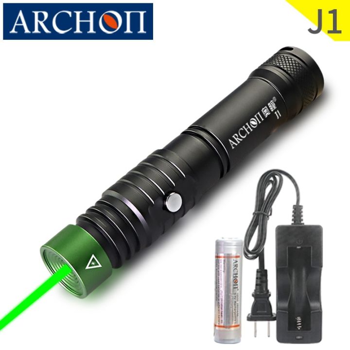 J1 diving laser pointer Green laser diving command light Underwater ...