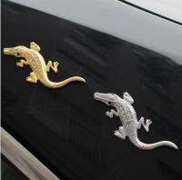 [COD] Car diamond crocodile car logo three-dimensional stickers modified body scratches funny personalized supplies