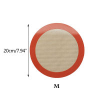 เขา?แผ่นรองกระทะเค้กทนความร้อนได้แผ่นรองอบทำจากซิลิโคนพิซซ่าแพนสำหรับอบขนมมาการองพิซซ่าขนมปังสำหรับอบหม้อทอด Air Fryer ในเตาอบ