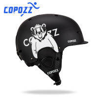 COPOZZ New Ski helmet Cartoons Half-covered Anti-impact Safety Helmet Cycling Ski Snowboard Sports Helmet For and Kids