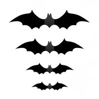 DBM.HOME 224Pcs Halloween Decoration Bat Stickers Home Decor DIY for Halloween Wall Stickers Halloween Decoration