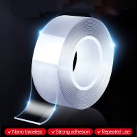 1M/2M/5M Nano Tape Transparent Double Sided Adhesive Tape NoTrace Reusable Waterproof Wall Stickers For bathroom Home supplies Adhesives  Tape