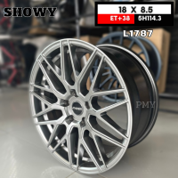 ล้อแม็กขอบ18x8.5 5H114.3 ET+38 CB73.1?? ยี่ห้อ SHOWY รุ่น L1787 ?(ราคาต่อ1วง)? ขายยกชุด4วง ราคาพิเศษมีจำนวนจำกัด แถมจุ๊บลมพรีเมี่ยม พร้อมส่งฟรี