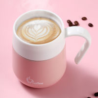 460ml Smart Temperature Display Stainless Steel Coffee Thermos Mug With Lid Tea Milk Handle Cup Novelty Gifts