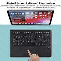 12 "คีย์บอร์ดบลูทูธไร้สายสำหรับ Pad Pro 12 9 teclado Bluetooth สำหรับ Pad Keyboard Pro 11 Android I windowsos PC แล็ปท็อป