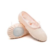 hot【DT】 USHINE EU22-45 Slippers Teacher Gym Indoor Exercise Canvas Ballet Shoes Children Kids Woman