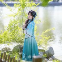 Spot king glory cos clothing beauty poem language jiangnan girl full cosplay game ancient clothing female