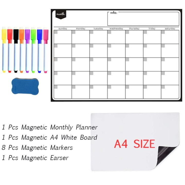 magnetic-weekly-monthly-planner-whiteboard-dry-erase-calendar-magnet-fridge-stickers-memo-message-drawing-schedule-agenda-2021