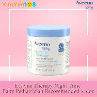 Aveeno Baby Eczema Therapy Night Time Balm Pediatrician Recommended 5.5 oz