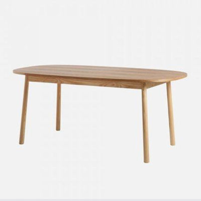 modernform โต๊ะสไตล์มินิมัล ทำจากไม้จริง รุ่น TAB กว้าง 95 X ยาว 180 X สูง 72.5 ซม. สีไม้ธรรมชาติ