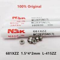 50pcs original NSK high speed bearing  681XZZ 1.5*4*2 mm L-415ZZ miniature ball bearings 1.5x4x2 model bearing Axles  Bearings Seals