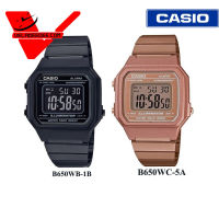 นาฬิกา Casio (คาสิโอ)  (ประกัน CMG 1ปี) Digital สายสแตนเลส  B650WC-5ADF  B650WB-1BDF  รุ่น B650WB-1B (สีดำ) B650WC-5A (สีทองชมพู) Veladeedee