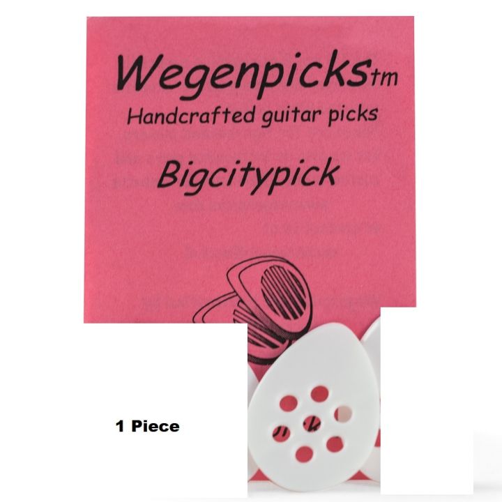 wegenpicks-ปิ๊กกีต้าร์แจ๊ส-bigcity-ทำด้วยมือที่ออกแบบมาสำหรับอคูสติกแจ๊สและกีตาร์บลูส์1ชิ้น