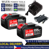 (ในสต็อก) แบตเตอรี่ลิเธียม 20V 998VF 99800mah เครื่องตัดหญ้าเลื่อยโซ่ไฟฟ้า แบตเตอรี่ลิเธียมสำรอง เครื่องมือไฟฟ้า DAYI Battery