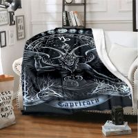 XZX180305  Terror Devil Printed Blanket Halloween Gift Fashion Flannel Blanket,Living Room,Bedroom,Bed,Sofa Insulation Blanket, Bed Blanket