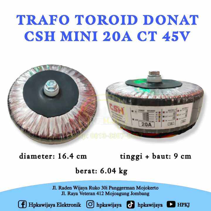 Trafo Toroid Donat Csh Mini A Ct V Trafo Donat Csh A Ct V Lazada Indonesia