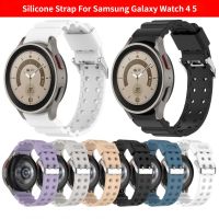 สำหรับ Samsung Galaxy Watch5 Pro Watch4คลาสสิกซิลิโคนสายรัดข้อมือสร้อยข้อมือ SmartWatch Breathable Watchband Galaxy นาฬิกา4 5