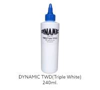 หมึกสักแท้ DYNAMIC TWD(White) หมึกสักสีขาว ขนาด 1 ออนซ์และ 8 ออนซ์ ใช้สำหรับทำงานเดินเส้นและเฉดเงา