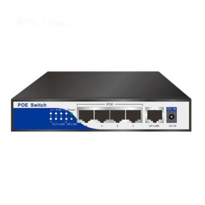 POE 10100 mbps rj45 switch poe 802.3af 8 port voeding 15.5 w voor ip camera nvr ip efoon wifi access point poe switch