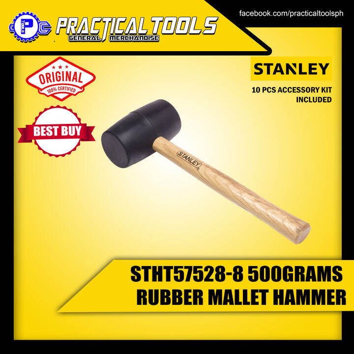 STANLEY HANDTOOLS 500G RUBBER MALLET HAMMER Lazada PH