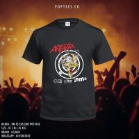 ANTHRAX BAND 100% COTTON T-SHIRT GILDAN UNISEX GRAPHIC PRINTED